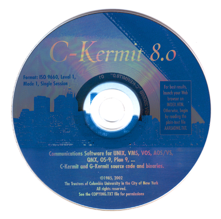 C-Kermit 8.0 CDROM
