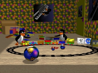 [une pi&egrave;ce avec des jouets]